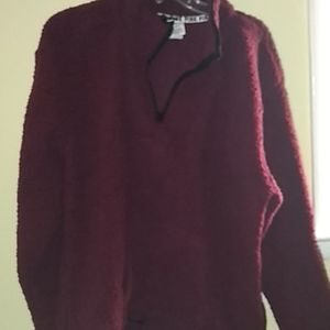 NWOT! Victoria Secret Sherpa Quarter-Zip Sweater